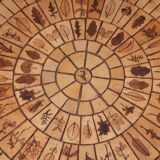 garrigue ceramic coffee table 1970 signed roger capron