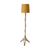 Rattan lamppost
