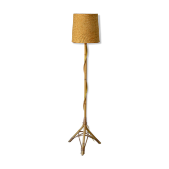 Rattan lamppost