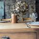 Old solid wood table