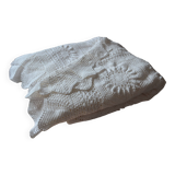 White crochet bedspread