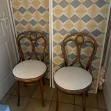 Pair of antique Thonet bistro chairs