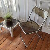 Plexiglass folding chair