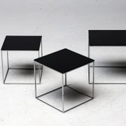 PK71 nesting tables by Poul Kjærholm for E. Kold Christensen, early production from 1960.