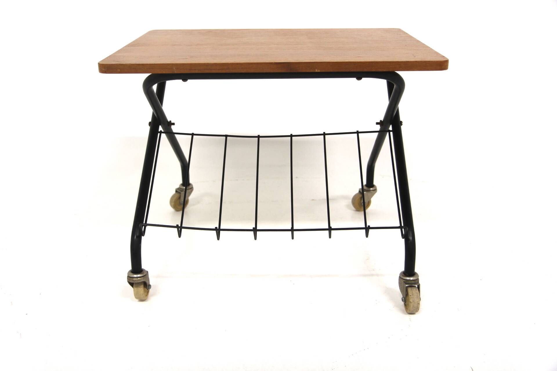 "Stringbord" side table in teak, Sweden, 1950