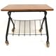 "Stringbord" side table in teak, Sweden, 1950