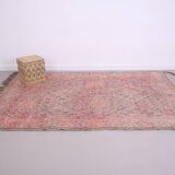 Vintage Handmade Moroccan Rug 188 x 283 cm - Berber rug - Old moroccan rug