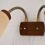 Scandinavian wall light with two light points