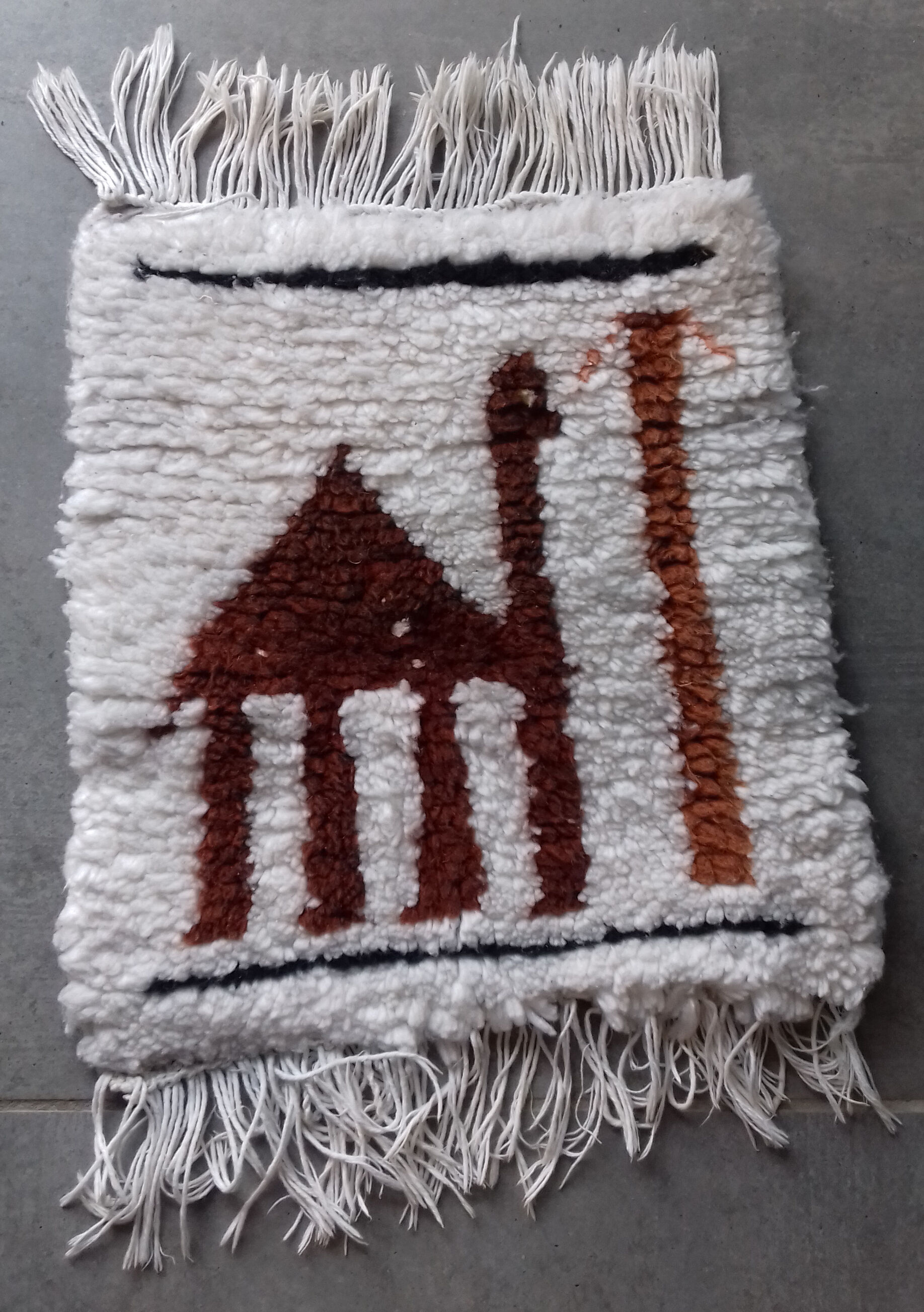 Tapis berbère 34x37 cm