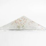 Post Modern Murano glass triangle ceiling lamp by Sylcom, Italy, 1985