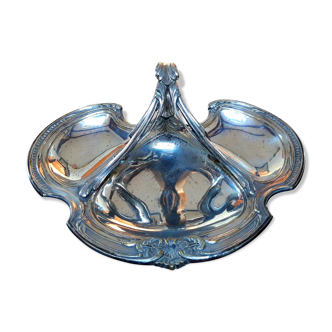 Silver metal art nouveau cup