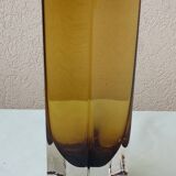 Square glass vase