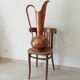 Old italian amphora vase in hammered copper