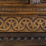 Charles II Oak Plaque, 1684, Set of 3