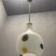 Italian Opaline Glass Pendant Light by De Mayo, 1970s