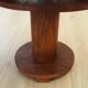 Oak coffee table, Italian design, 1960s, production: Italy
