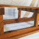 Old wooden sledge large size - 104 cm