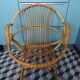 Vintage wicker basket chair