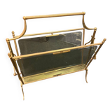 Brass magazine rack