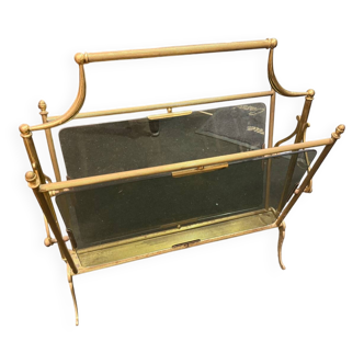 Brass magazine rack