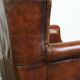 Large sheepskin wing chair with excellent colour and great seating comfort