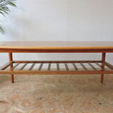 Low scandinavian teak table 60's