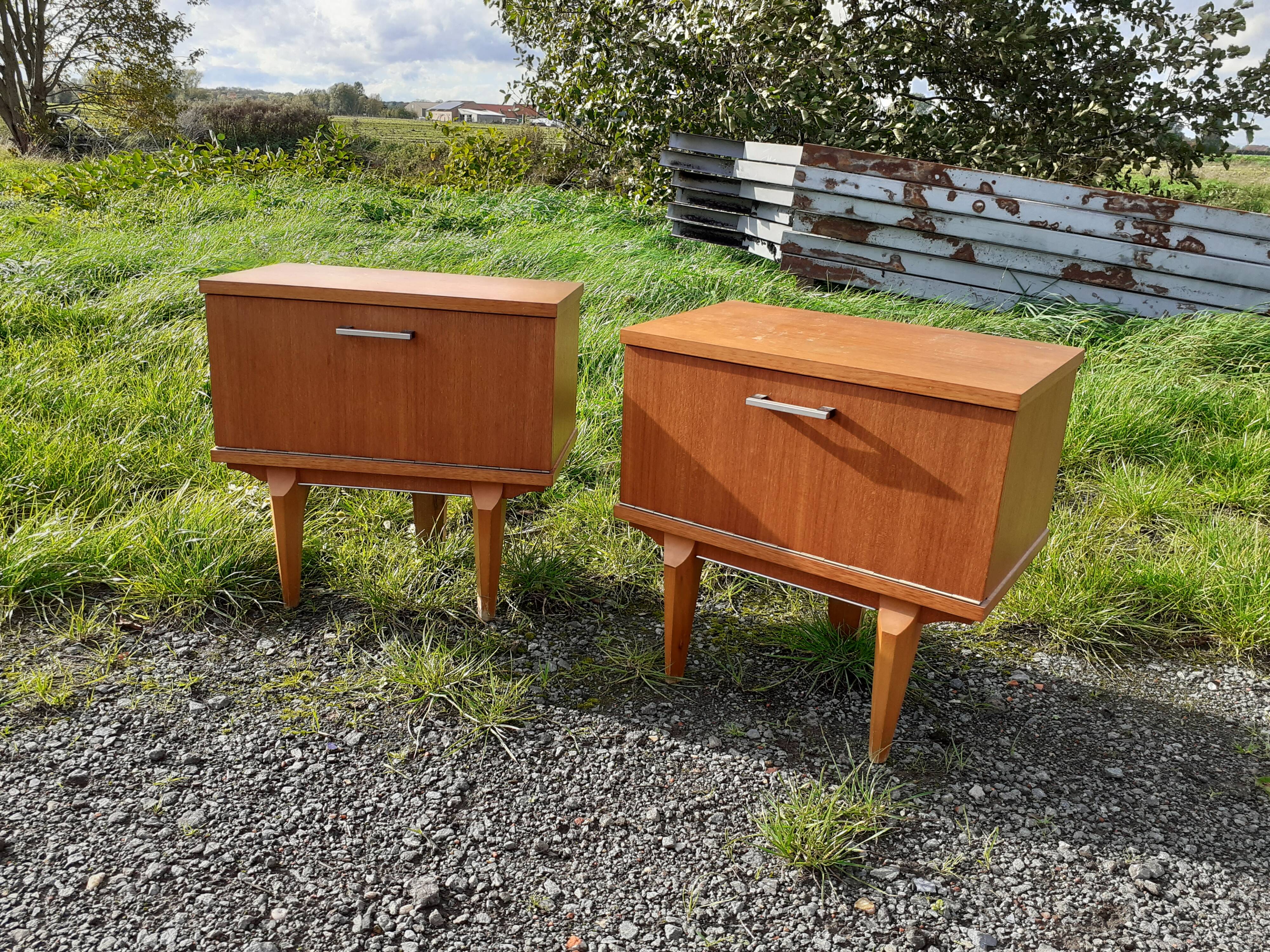 Vintage bedside tables