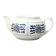 Antique white and blue Chinese porcelain teapot – floral decoration