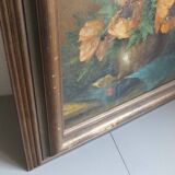 PAINTING - OIL ON CANVAS SIGNED H VAN GESSEL - BOUQUET OF FLOWERS