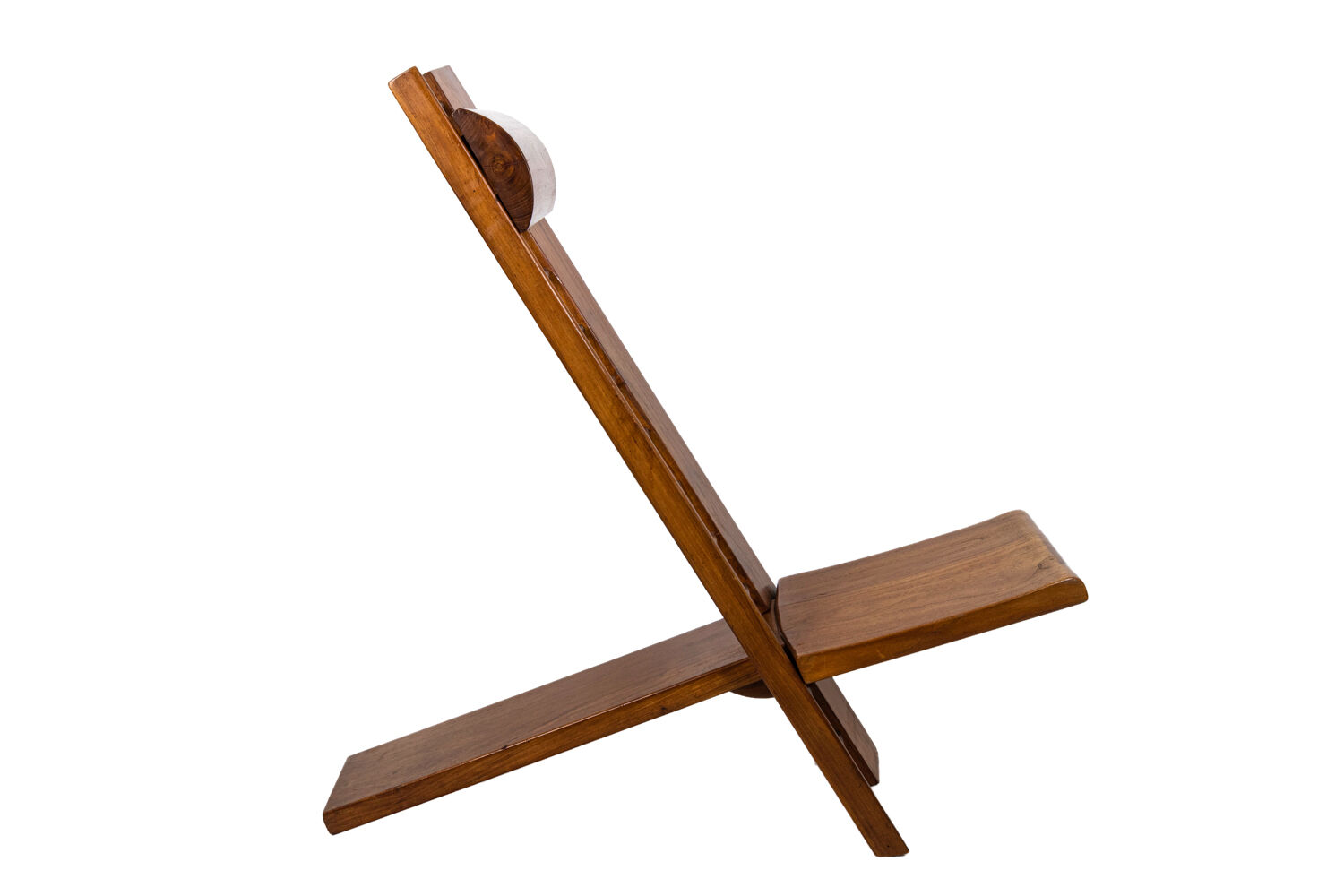 Marcel Ramond African elm chair, 1980s