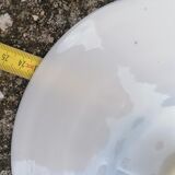 White opaline lampshade from the 1940s