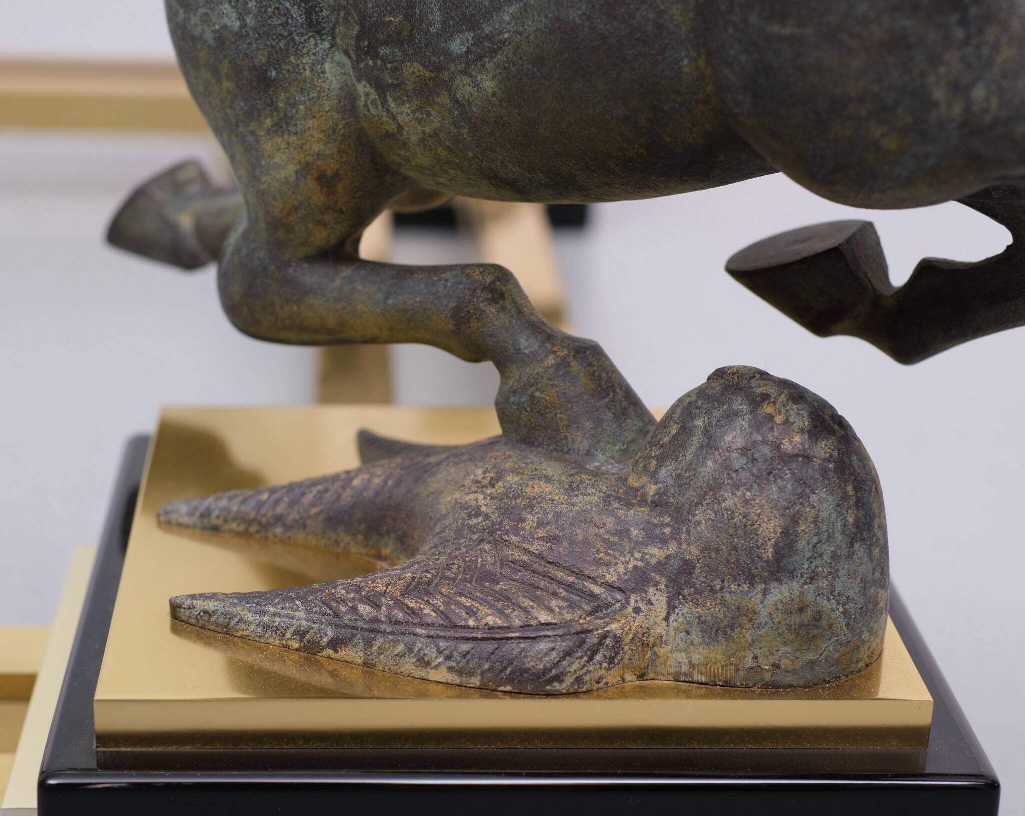 Maison Charles, Coffee Table, "Flying Horse of Gansu", 1970s, France