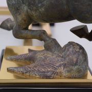 Maison Charles, Coffee Table, "Flying Horse of Gansu", 1970s, France