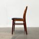 Set of chairs with a minimalist pattern, 1960s