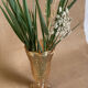 Iridescent glass vase with floral motifs in 40s style