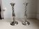 Pair of large vintage silver-plated candlesticks – classic style