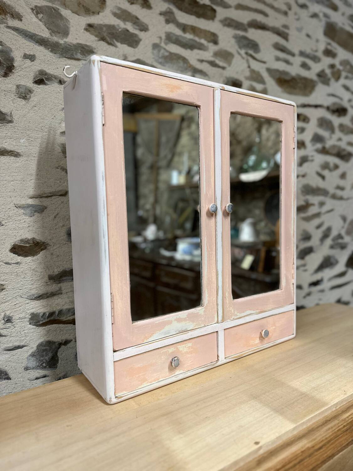 Vintage bathroom cabinet