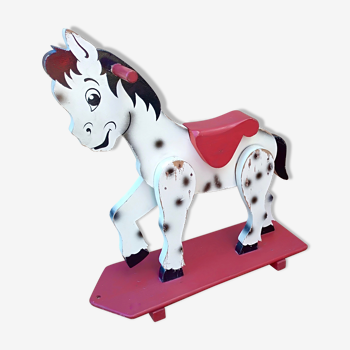 Old wooden toy horse