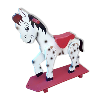 Old wooden toy horse