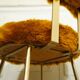 Pelfran mustard & gold moumoute chair