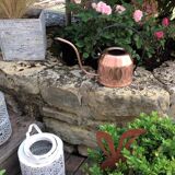 Vintage red copper watering can 60s/70s