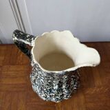 Green and blue speckled water carafe/pitcher