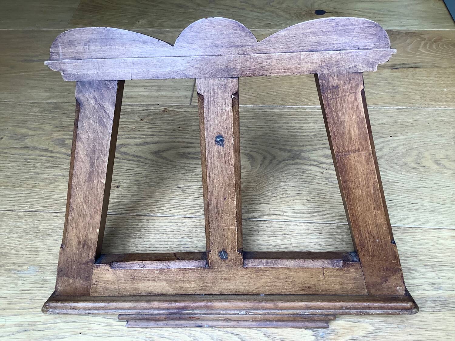 Old reading desk table lectern