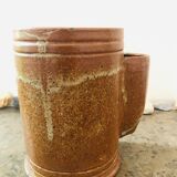 Small double sandstone pot