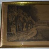Chaludon engraving xixth 'garden development project'