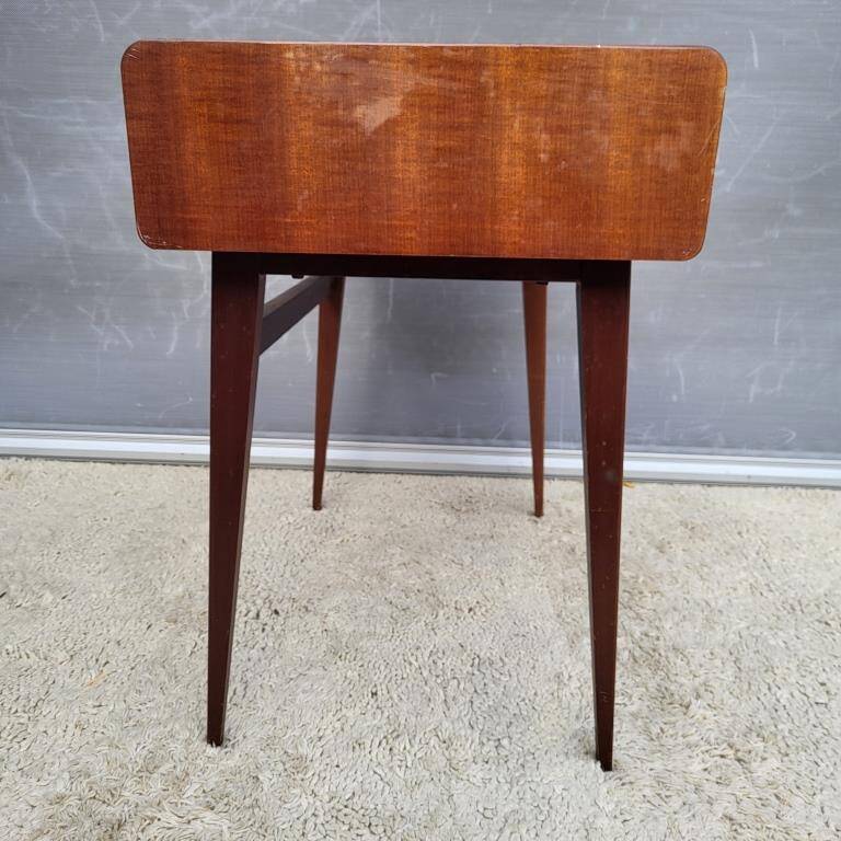 Scandinavian console dressing table desk with drop-down top