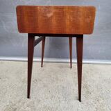 Scandinavian console dressing table desk with drop-down top