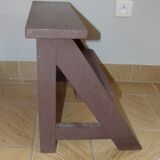 Old market foot stool wood