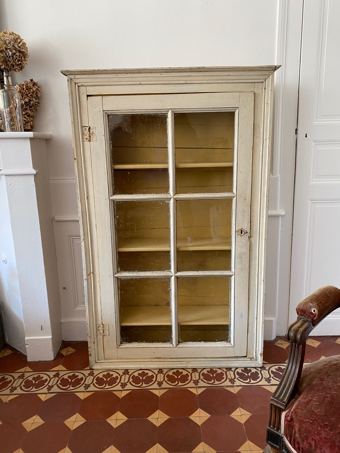 Glazed Parisian cabinet