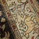 Persian Qom Silk on Silk 80x130 - Tree of Life Black and Gold - Very Fine